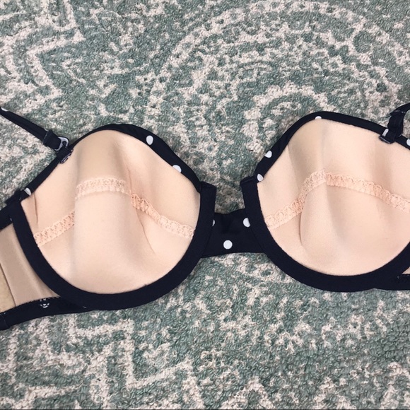NWT 32B J. Crew Polka Dot Underwire Bikini Top - Picture 4 of 7